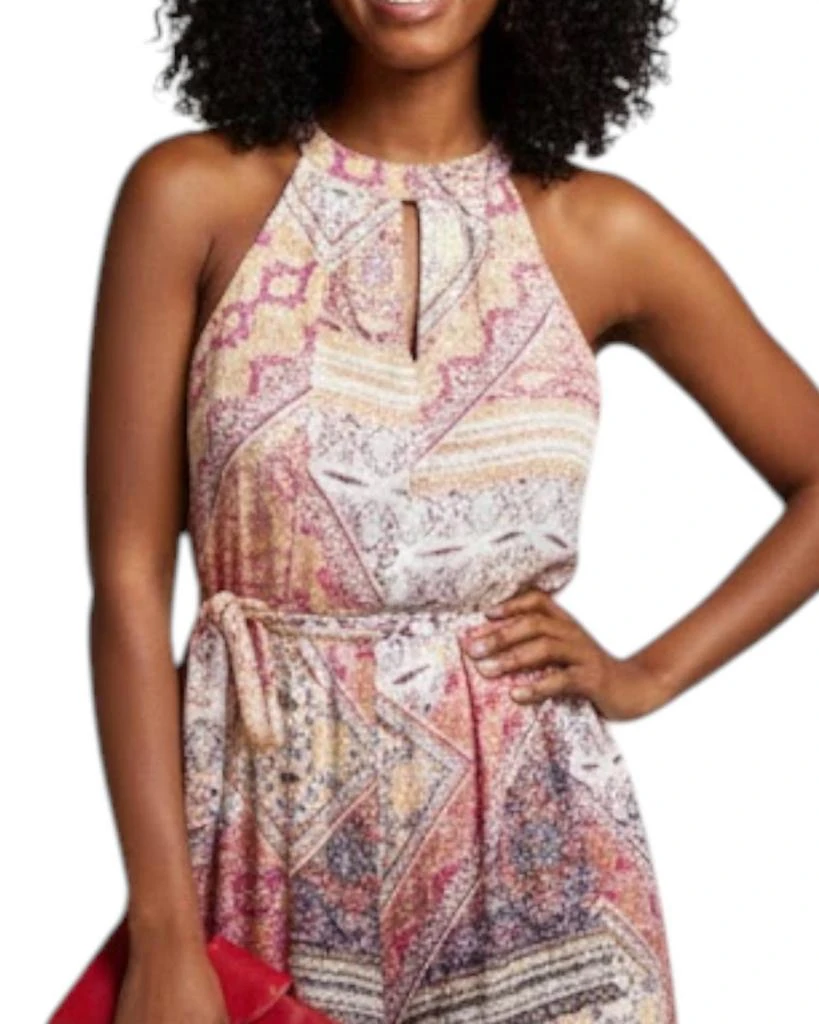 mystree Mystree - Halter Style Bleached Jumpsuit 2