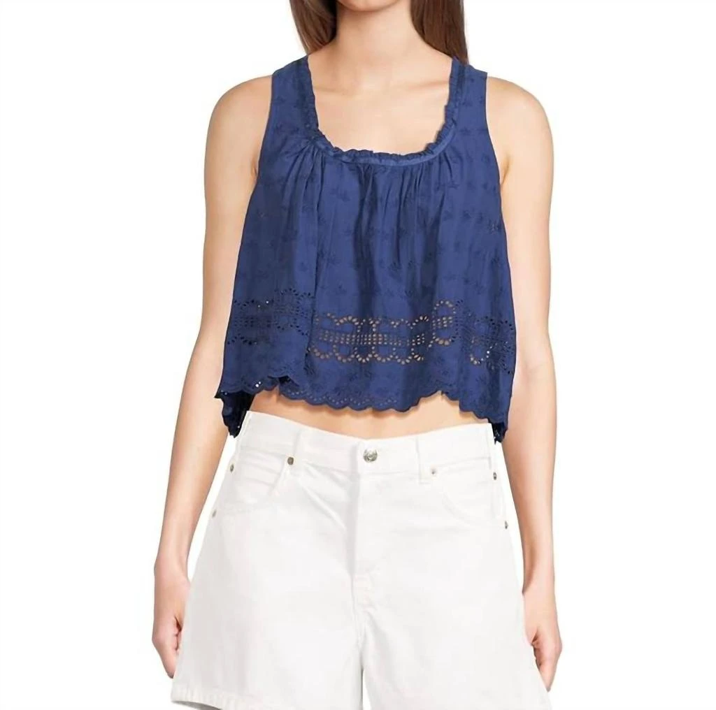 Free People Free People - Marina Eyelet Tank 1