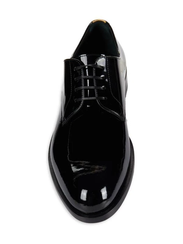 Hugo Boss Bruce Patent Leather Derby Shoes 5