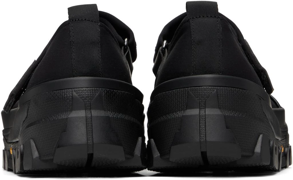 AMOMENTO Black Vibram Mary Jane Ballerina Flats 2
