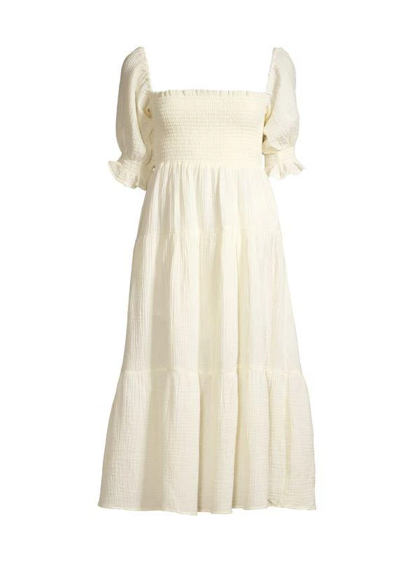 CAARA Frankie Squareneck Tiered Dress 3