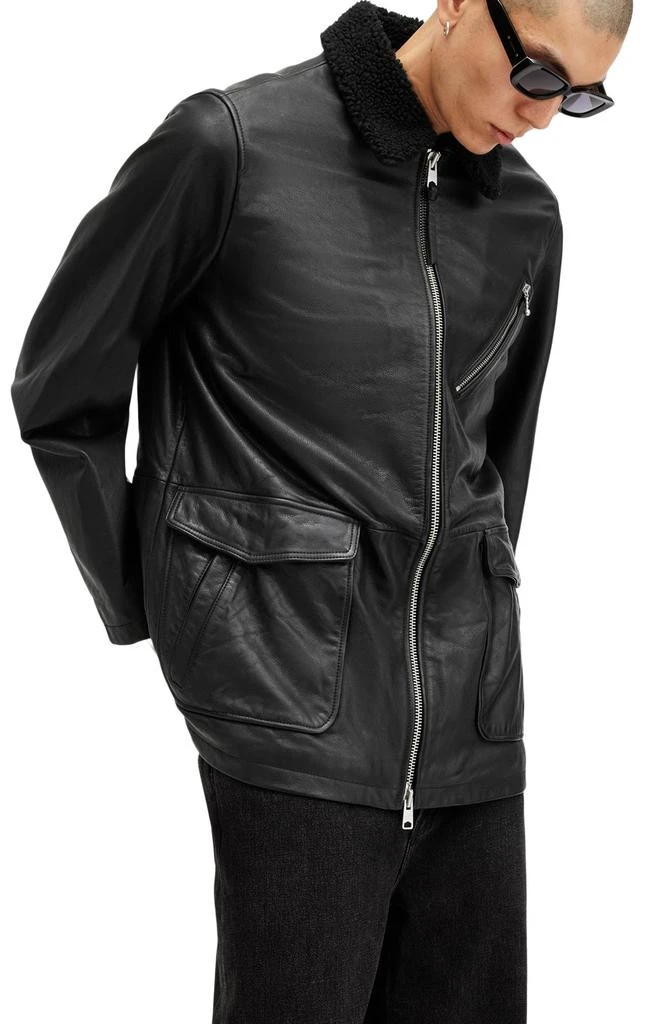 ALL SAINTS Moriarty Leather Jacket 6
