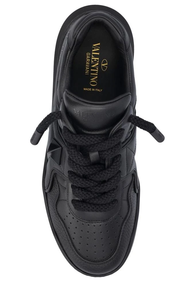 Valentino Valentino Garavani One Stud Lace-Up Sneakers 4