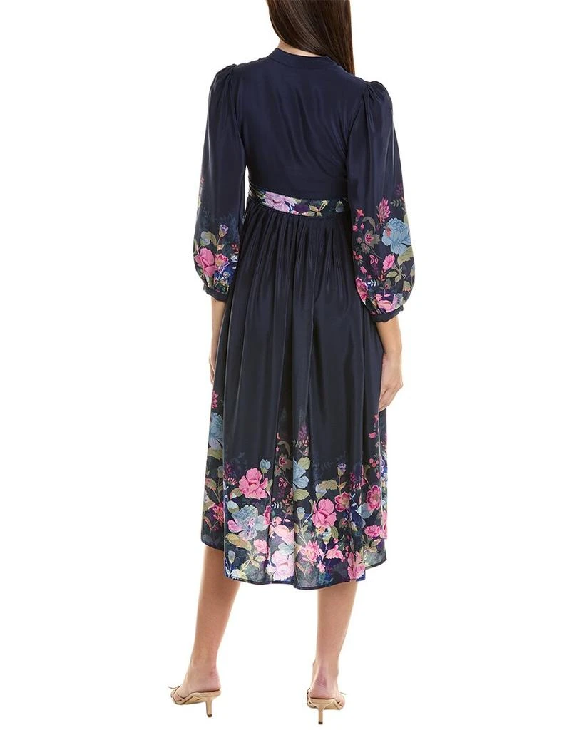 Johnny Was Petite Valeria Silk Tea Length Dress 2
