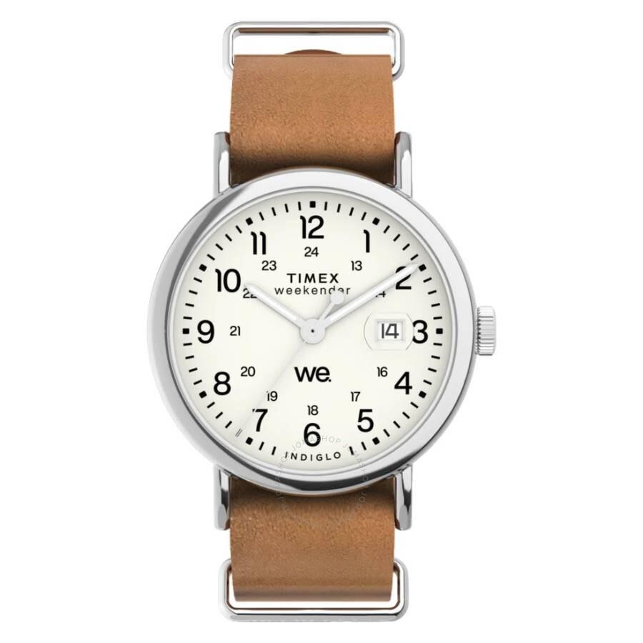 Timex Weekender Quartz White Dial Watch TW2W86900