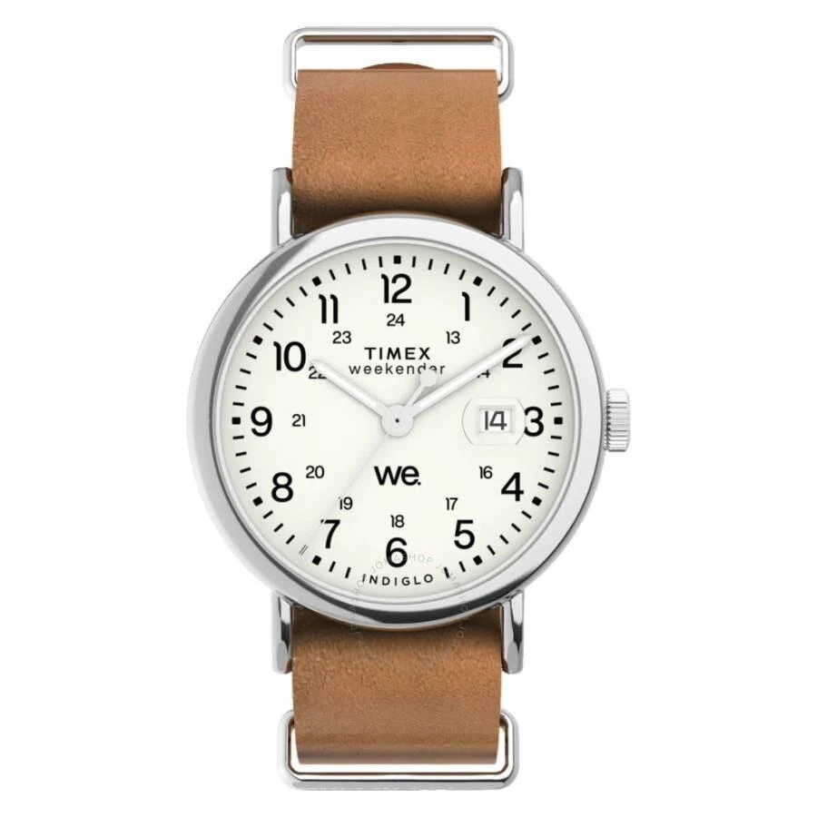 Timex Weekender Quartz White Dial Watch TW2W86900 1