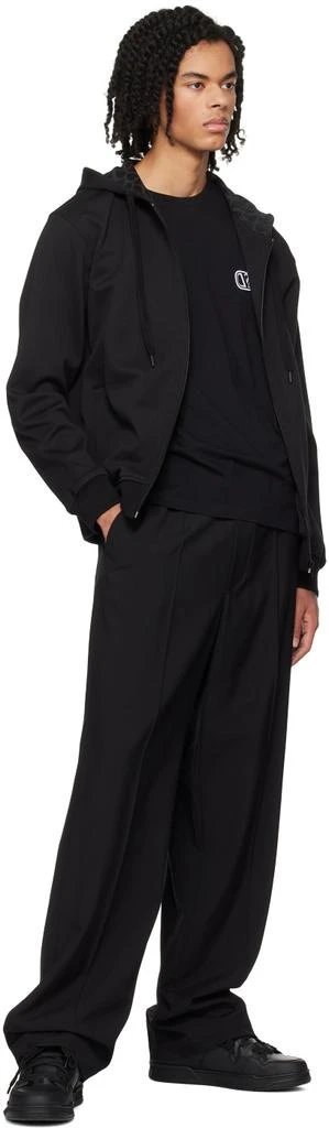 Valentino Black Appliqué T-Shirt 4