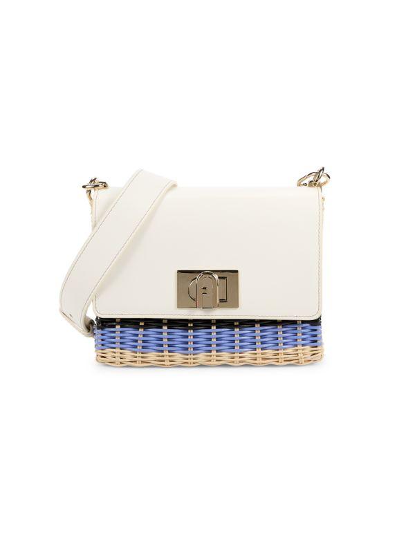 Furla Woven Leather Shoulder Bag - Shoulder Bags - Free