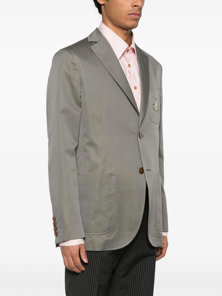 Vivienne Westwood Battleship Grey Tailored Blazer 3