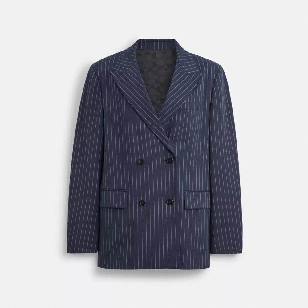 Coach Double Breasted Blazer 1