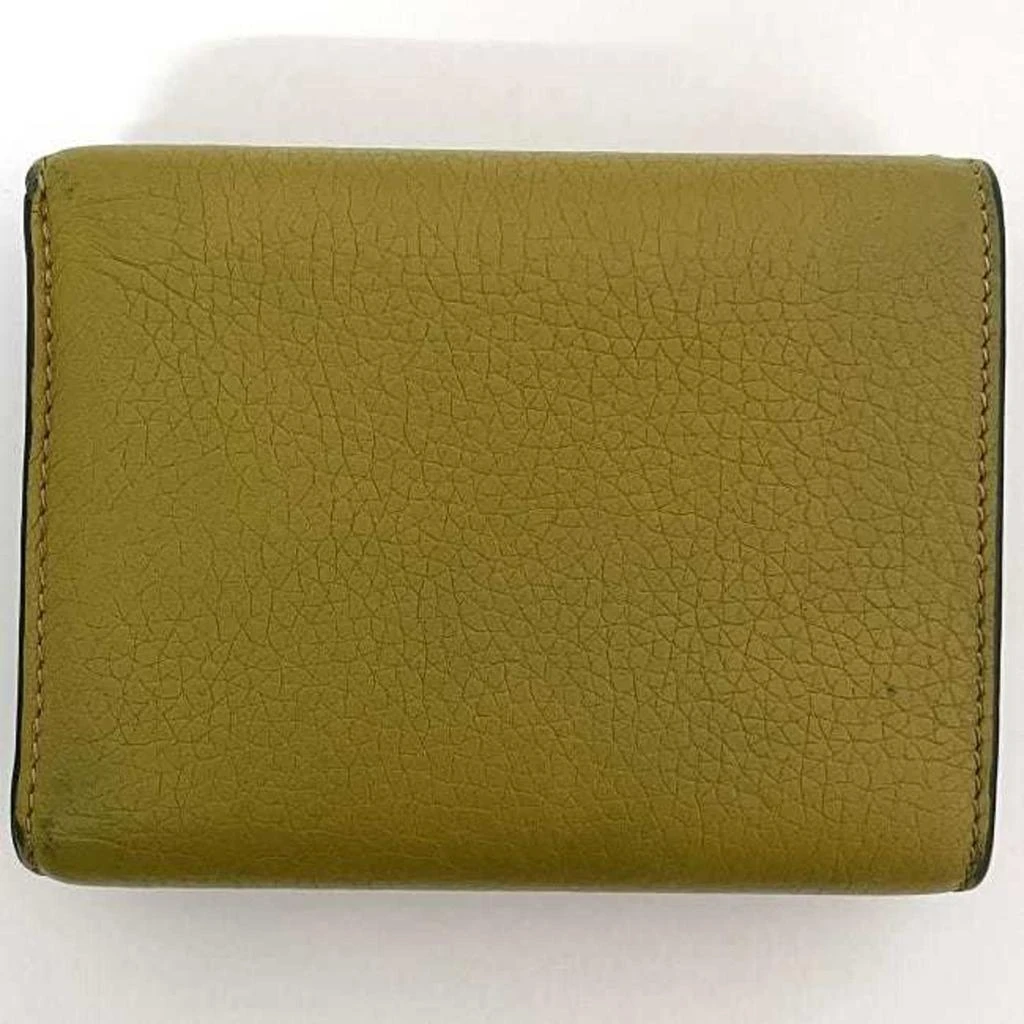 Loewe yellow Leather Wallet (Tri-Fold) (Pre-Owned) 4