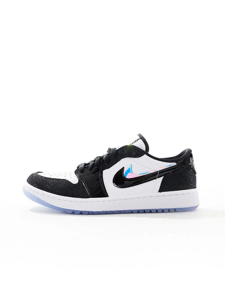 NIKE Nike Golf Air Jordan 1 low trainers in white and black 2