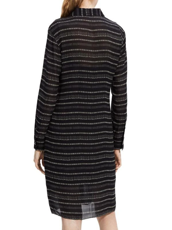 Theory Stripe Tie Waist Shirt Dress 2