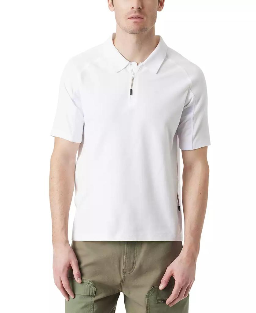 BASS OUTDOOR Men's Half-Zip Tech Polo
