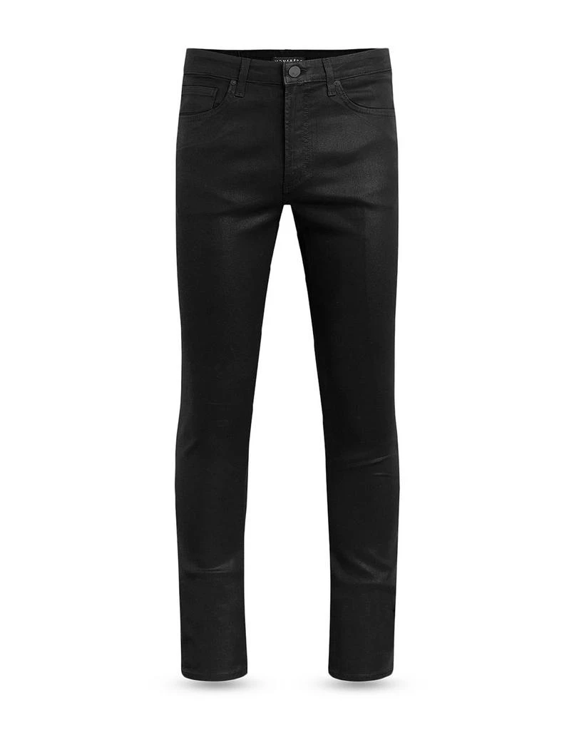 MONFRÈRE MONFRERE Greyson Coated Skinny Fit Jeans in Coated Noir 4