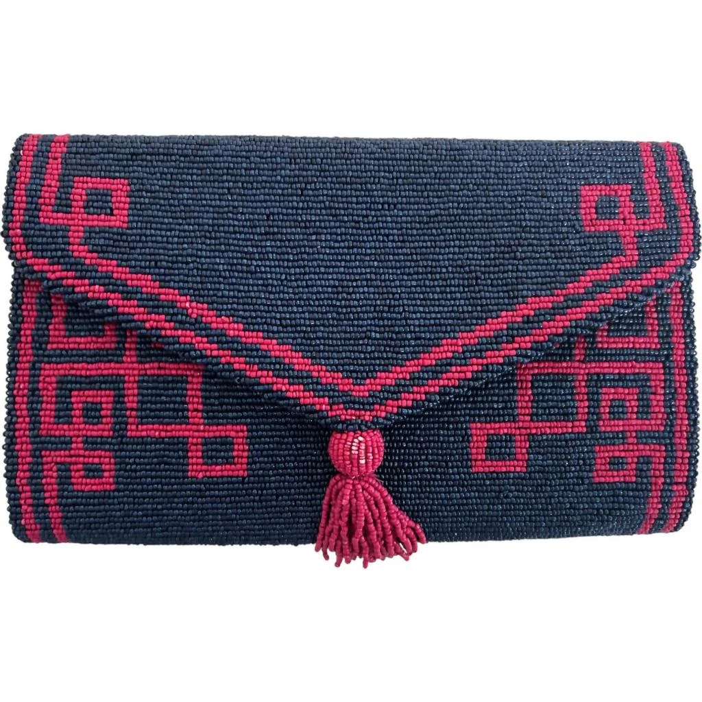 TIANA Tiana - Women's Hand Beaded Clutch Purse 1
