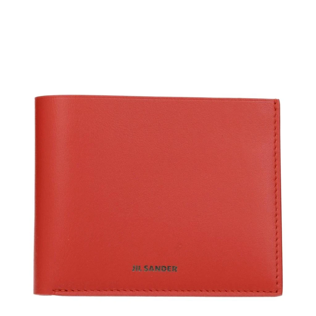 Jil Sander Jil Sander Red Leather Wallet from Siebentaschen