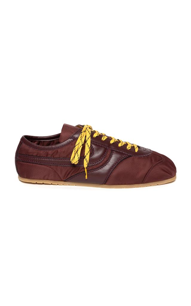 Dries Van Noten Dries Van Noten Leather-Trimmed Nylon Sneakers
