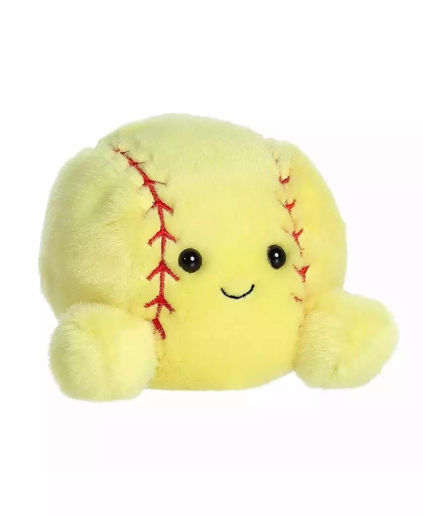 Aurora Mini Shortstop Soft Ball Palm Pals Adorable Plush Toy Yellow 5" 2