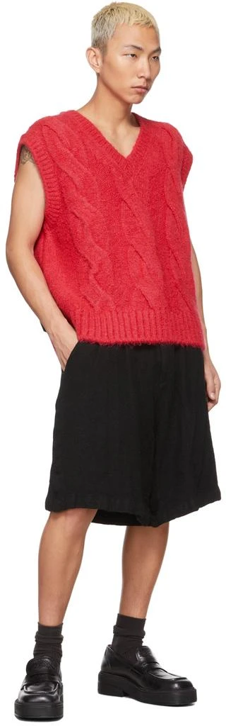 We11done Pink Cable Knit Vest 4