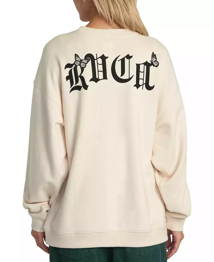 RVCA Women's Just Floatin Logo Sweatshirt 2