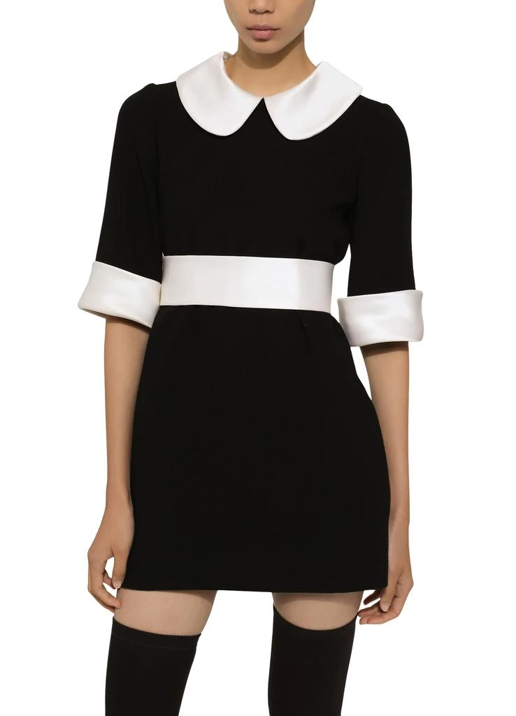 Dolce & Gabbana Short wool crepe dress 3
