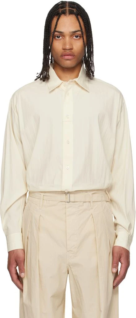 Lemaire Off-White Loop Shirt 1