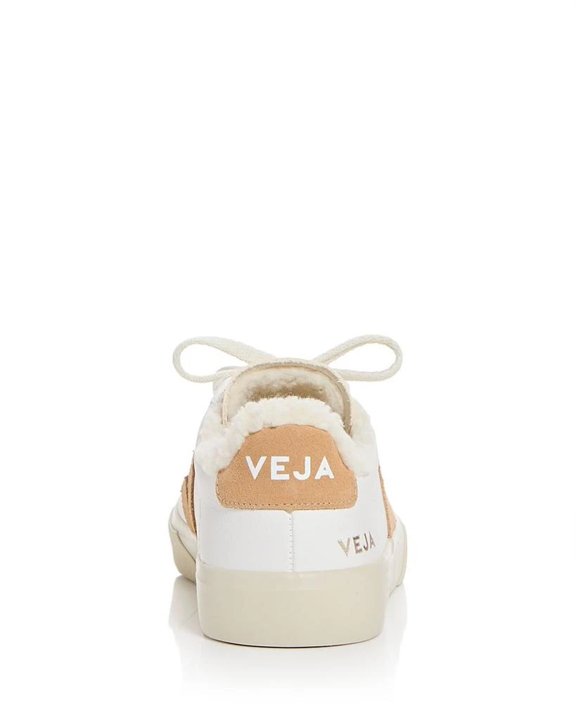 Veja Women's Campo Faux Shearling Lining Low Top Sneakers 4