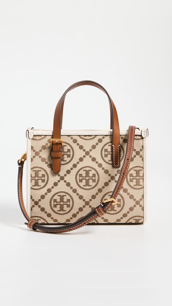 Tory Burch Mini T Monogram Jacquard Tote