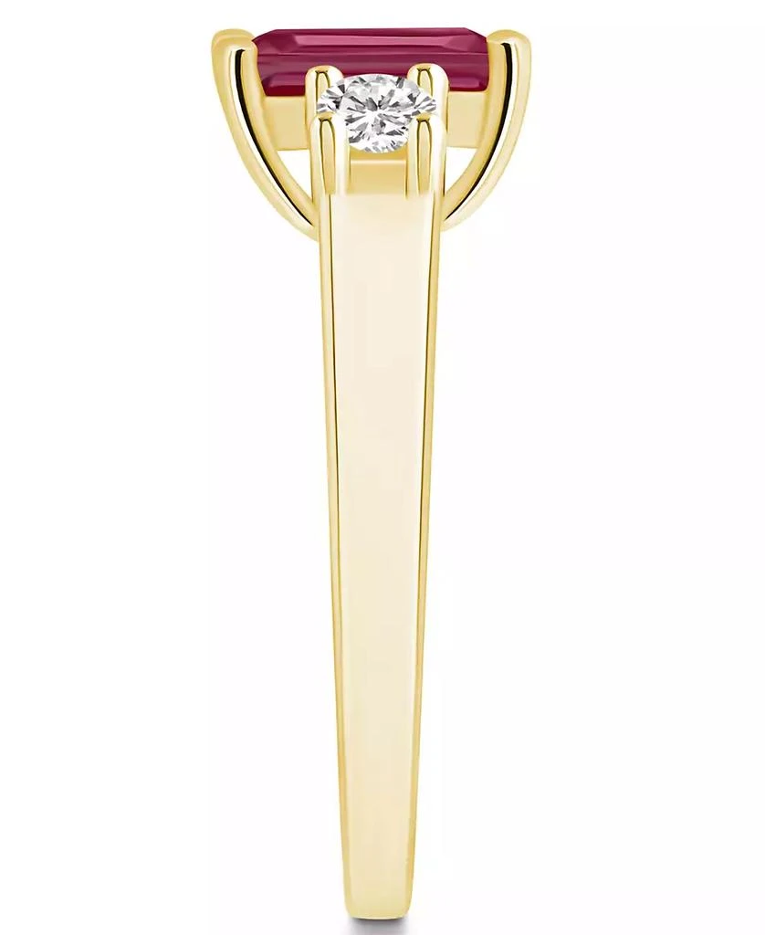 Macy's Garnet and Diamond Ring (2 ct.t.w and 1/4 ct.t.w) 14K Yellow Gold 3
