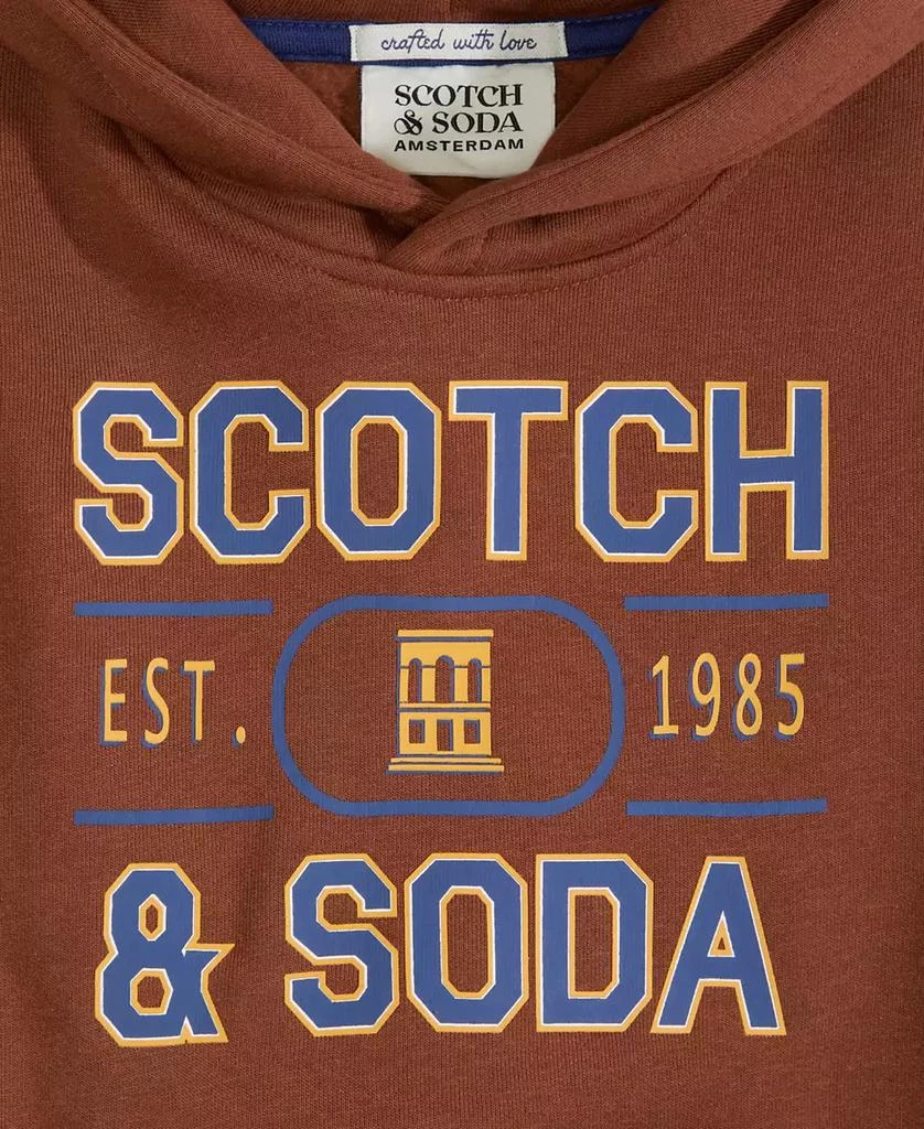 Scotch & Soda Big Boys Graphic Fleece Hoodie 5