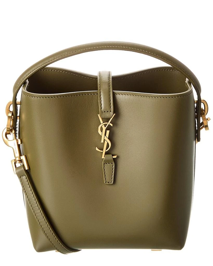 Yves Saint Laurent LE 37 Mini Leather Bucket Bag 1