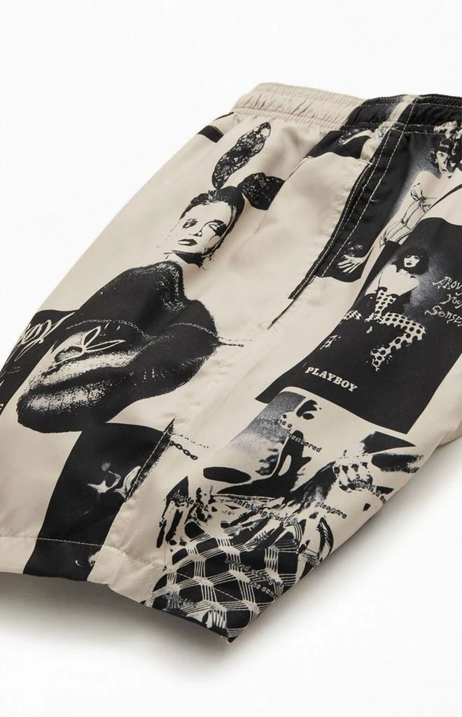 Playboy By PacSun Dive 6" Swim Trunks 4