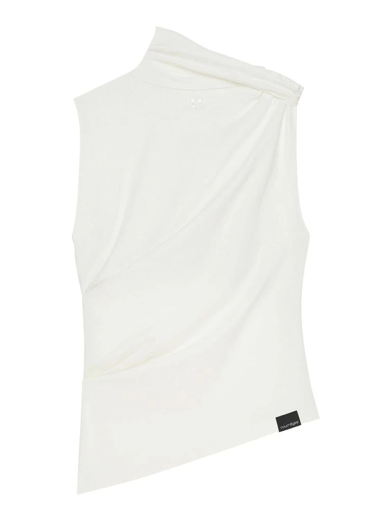 Courreges DRAPED JERSEY TOP 1