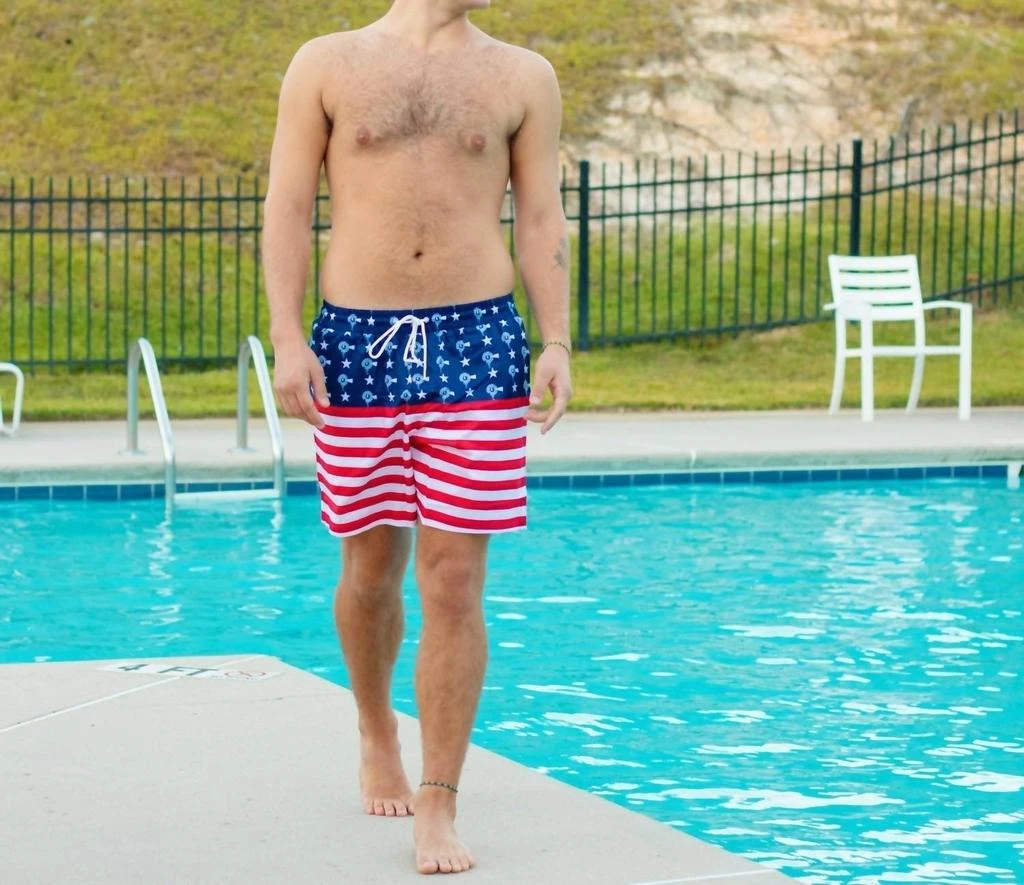 Old South Apparel Old South Apparel - Usa Swim Trunks 3