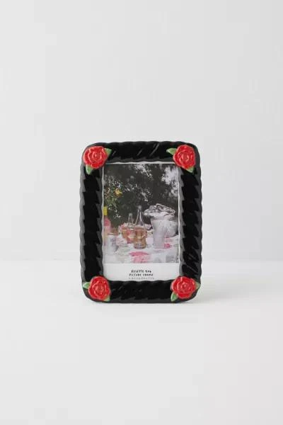 Urban Outfitters Rosebud 4" x 6" Ceramic Picture Frame 1