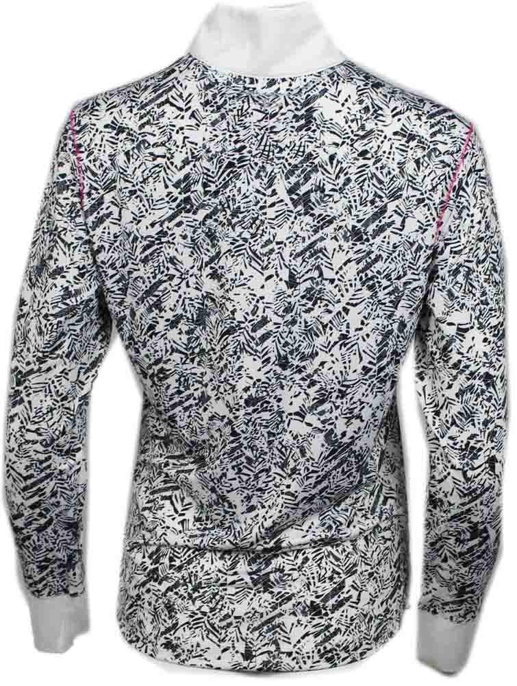 Page & Tuttle Ladderstitch Print Quarter Zip Jacket