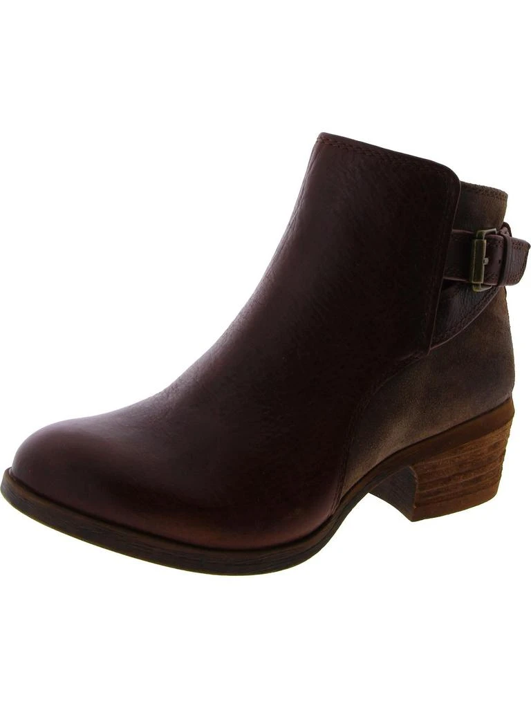 Comfortiva CRESTON Womens Leather Zipper Ankle Boots 1