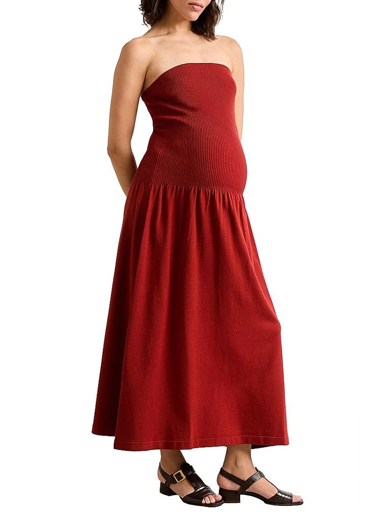 HATCH The Fiona Maternity Strapless Knit Dress 1