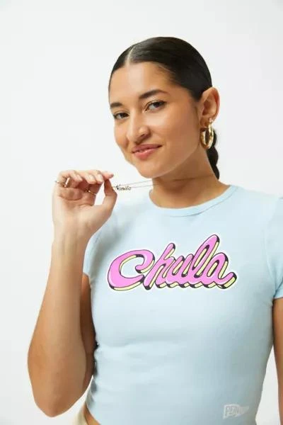 The Peralta Project Peralta Project UO Exclusive Chula Ribbed Baby Tee 2