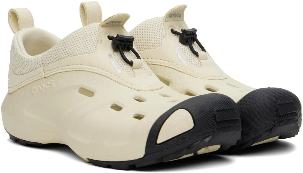 Crocs Beige Crocs Quick Trail Low Sneakers 4