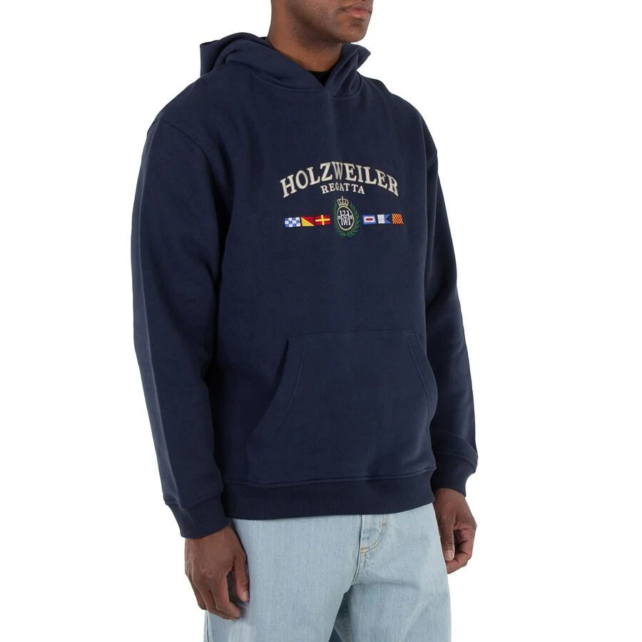 HOLZWEILER Holzweiler Men's Dk. Blue Fleece Cooper Regatta Hoodie, Size Small 3