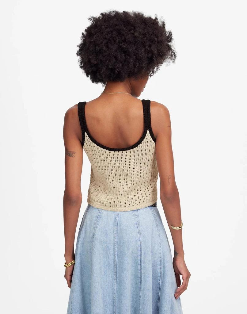 Madewell Open-Stitch Sweater Tank 4