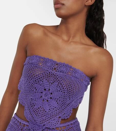ANNA KOSTUROVA Triangular crochet top 4