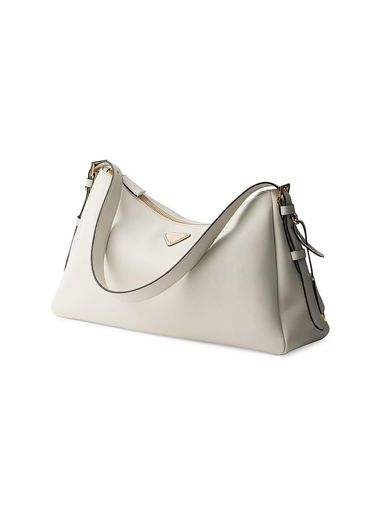 Prada Prada Aimée Large Leather Shoulder Bag - Shoulder Bags