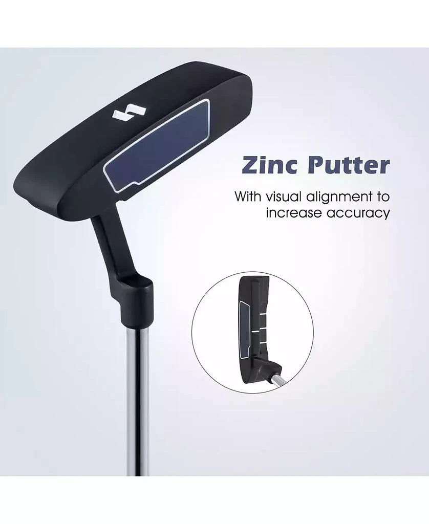 KUYOTQ 11 Pieces Complete Golf Club Package Set-Blue 9