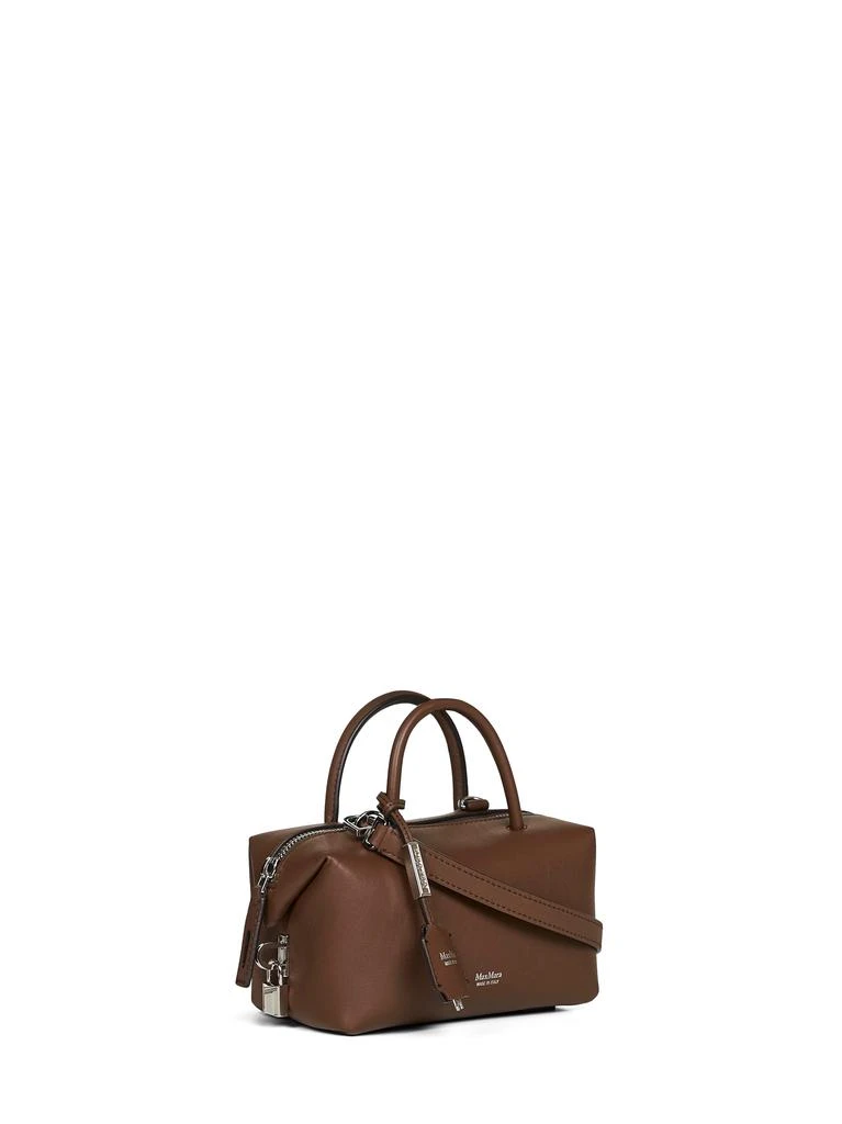 MAX MARA ACCESSORI MAX MARA ACCESSORI | Dark brown HOLDALLS small bowler bag with shoulder strap | Women | PZ 2
