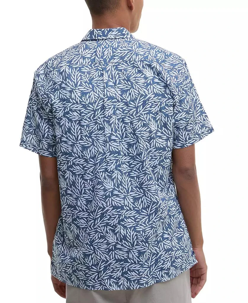 Barbour Men
s Jackstone Short Sleeve Button-Front Leaf Print Shirt 2