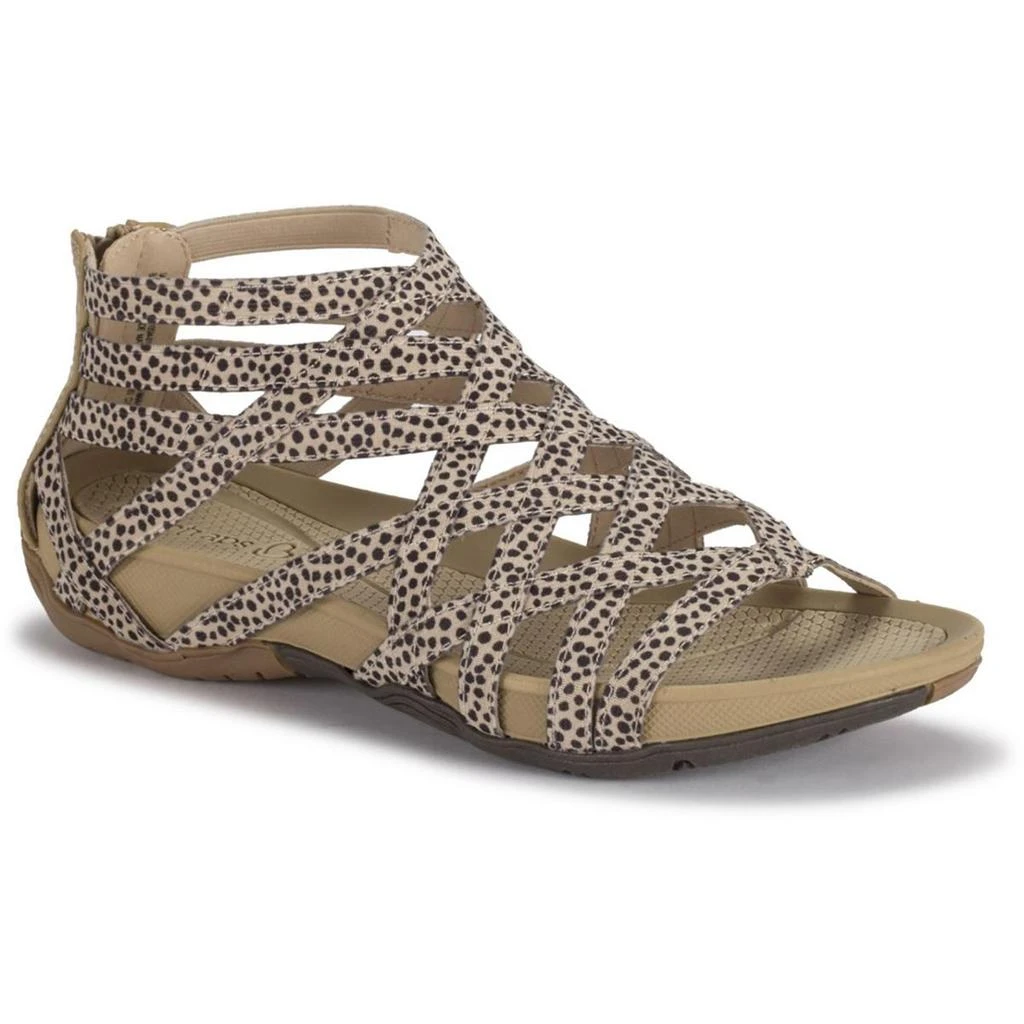Baretraps Samina Womens Criss Cross Stretch Gladiator Sandals 4