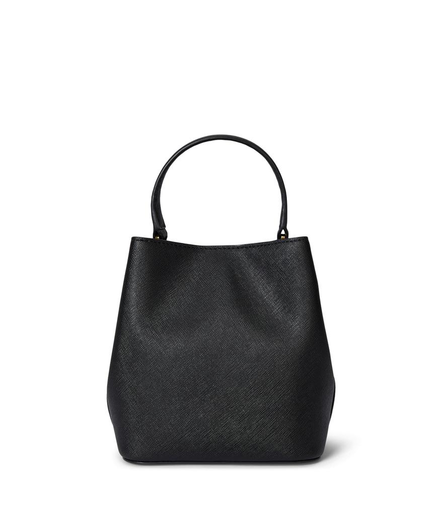 Ralph Lauren Crosshatch Small Reese Bucket Bag